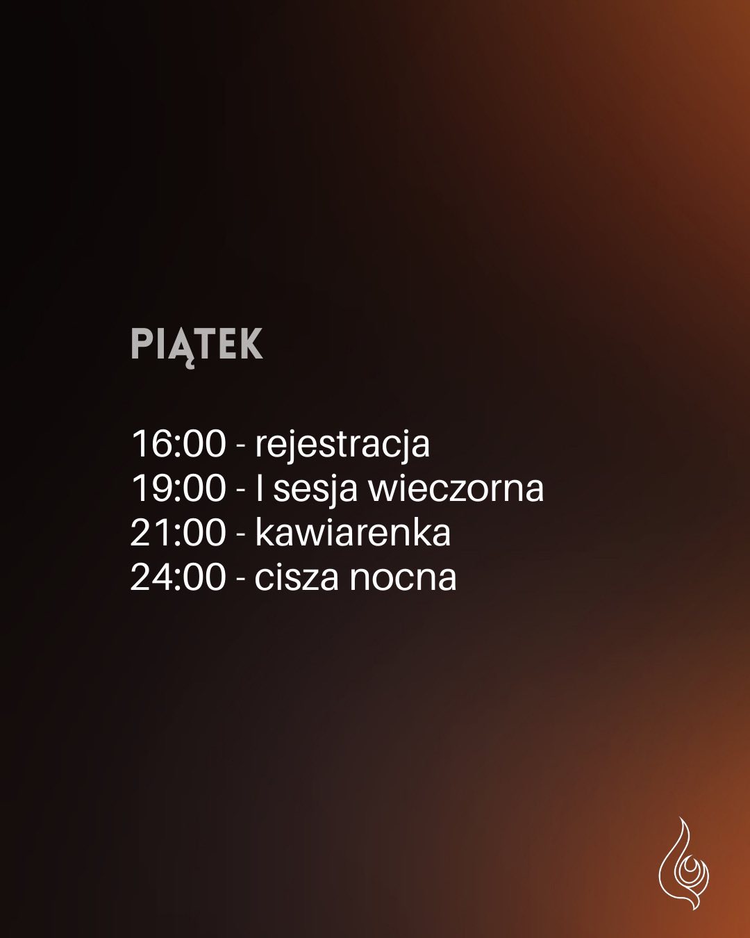 Plan Konferencji piątek